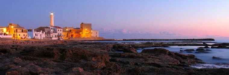 Punta Secca at golden hour