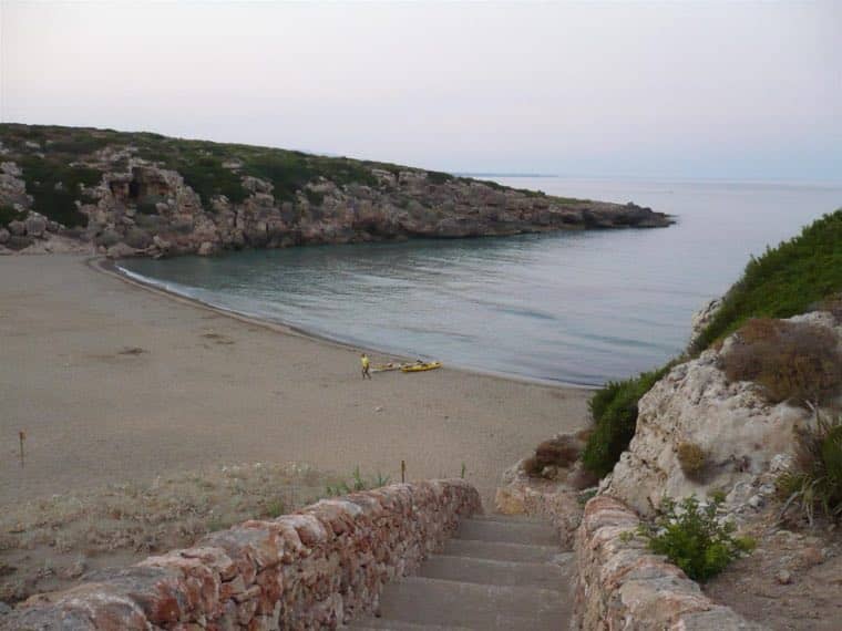 A cove in the Vendicari reserve